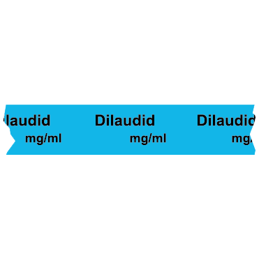 Dilaudid mg/ml Anesthesia Tape-image